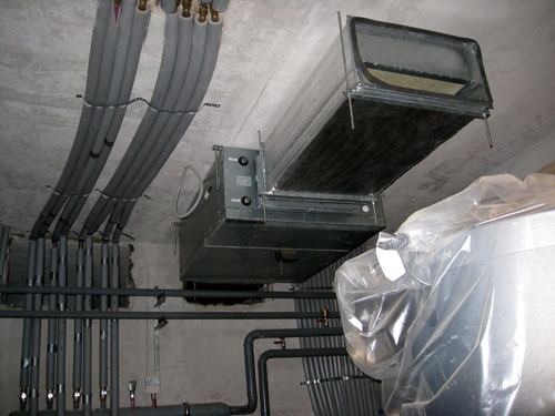 Система вентиляции на основе приточной установки